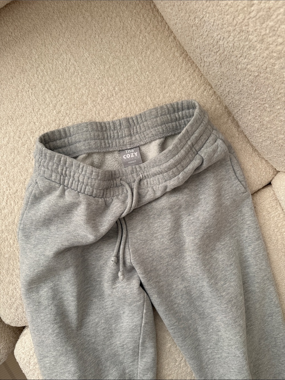 TNA Kids Grey Sweatpants - Light Gray Cozy Joggers